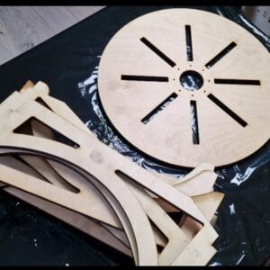 Tulip Table Legs. Laser cut file