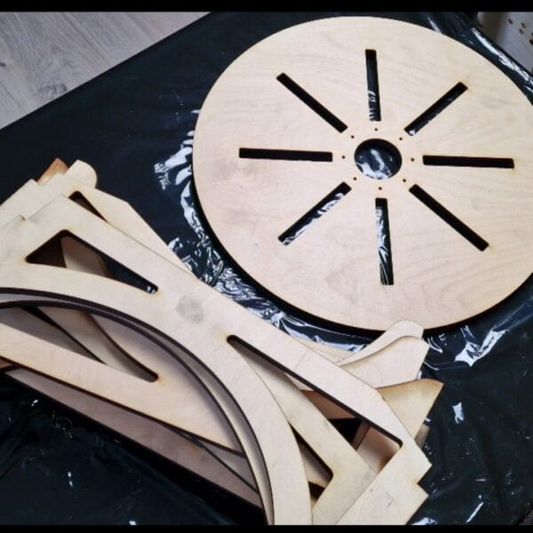 Tulip Table Legs. Laser cut file